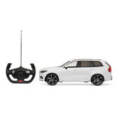 Radio bangomis valdomas Volvo XC90 automobilis, baltos spalvos