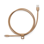 Laidas USB2.0 - Apple, šviesiai rudas