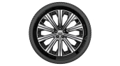 Žieminių ratų komplektas su padangomis XC90, R20 10-Spoke Black Diamond Cut
