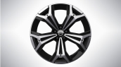 Žieminių ratų komplektas su padangomis V90CC, R19 5-Y Spoke Black Diamond Cut