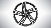 Ratlankis S90/V90 (20-) R20, 5-Double Spoke Matt Black Diamond Cut - 1056