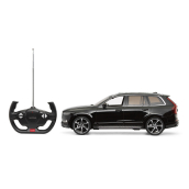 Radio bangomis valdomas Volvo XC90 automobilis, juodos spalvos