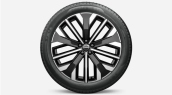Žieminių ratų komplektas su padangomis XC90, R21 5-Multi Spoke Black Diamond Cut